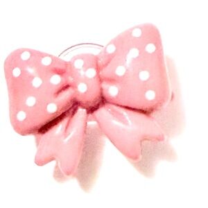 (10 for $16) Bow Glossy Resin Croc Charm Jibbit Shoe Charm Disney Croc Charms